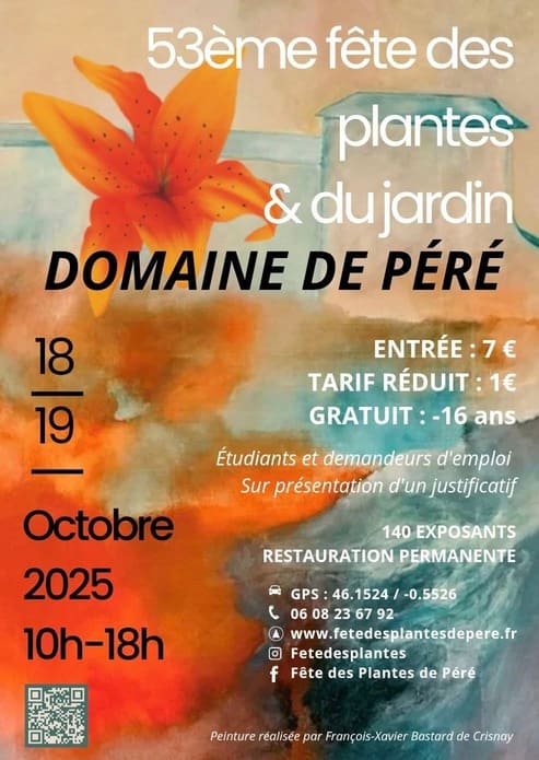 Fête des Plantes du Domaine de Péré 18 et 19 octobre !