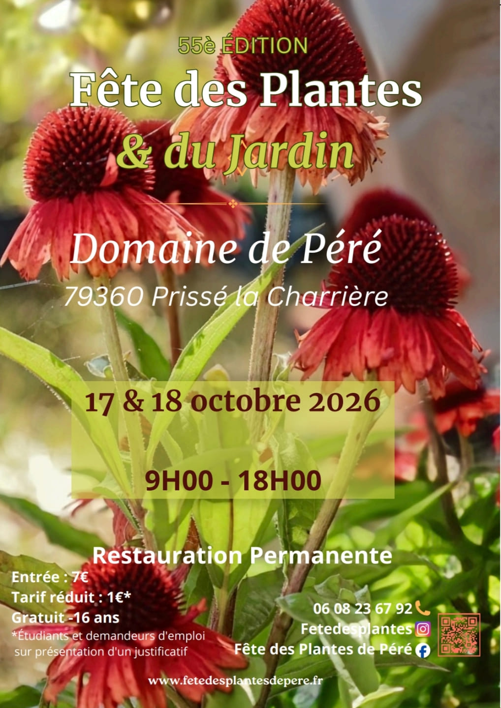 Marché Fête des Plantes de Péré 17 & 18 octobre