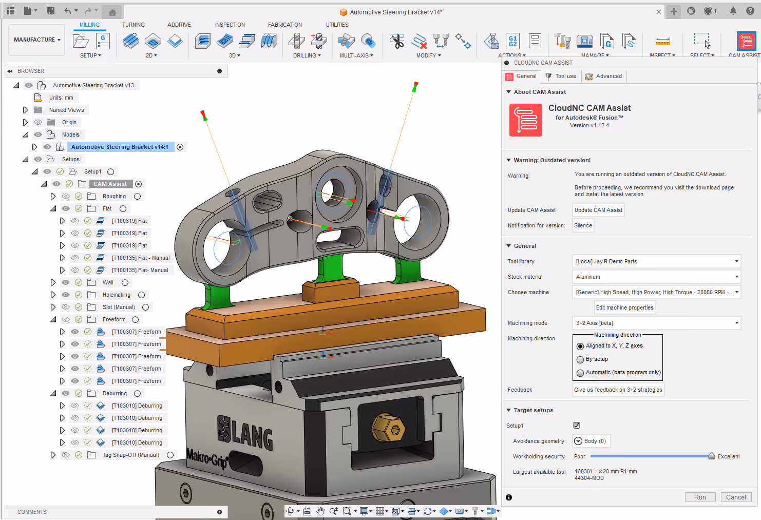 CAM Assist for 3+2 axis components: earning machinists’ trust 