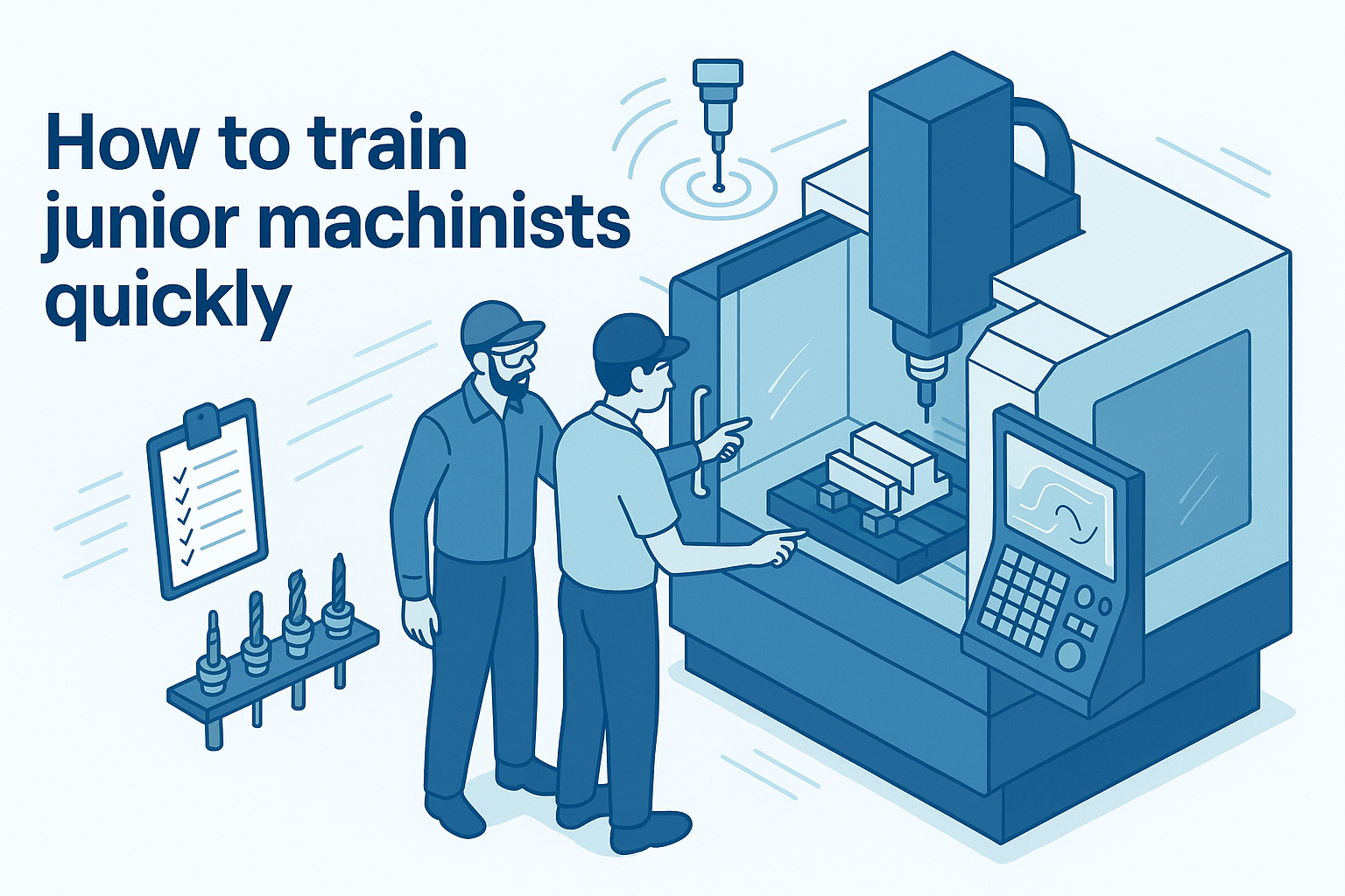 How to train junior machinists quickly