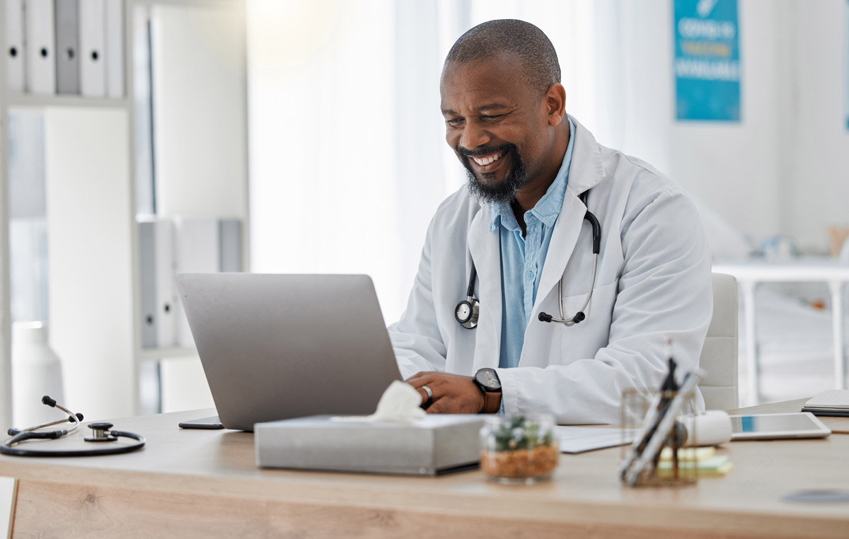 A pharmacist sends out an email newsletter to his patients. 