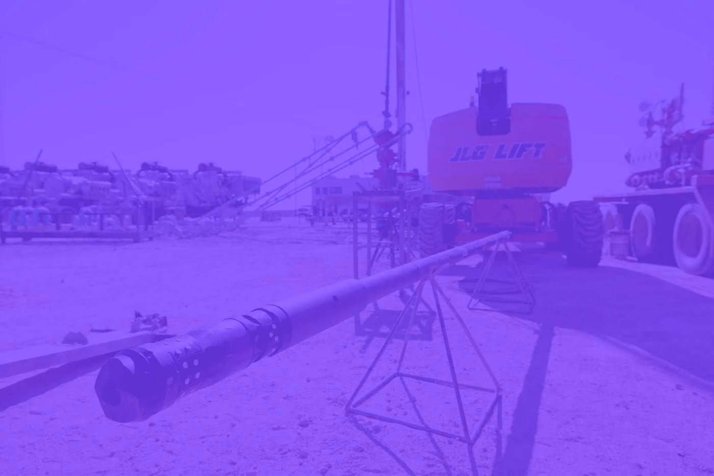 Careers at Repeat Precision fillable form background image of a downhole completion project site.