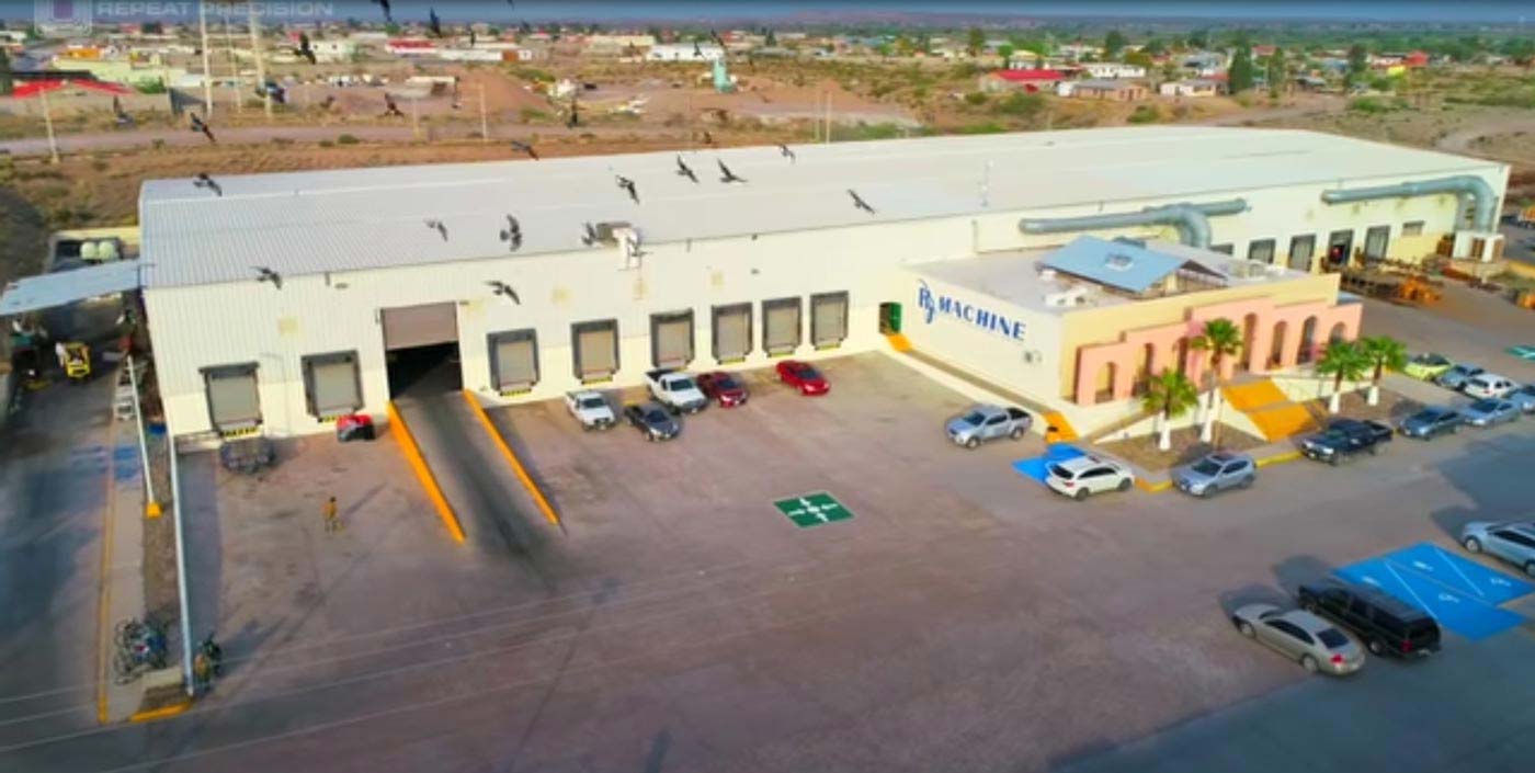 The first business building opened in Ojinaga, Mexico, part of the history of frac plug and downhole completion tools company Repeat Precision. 