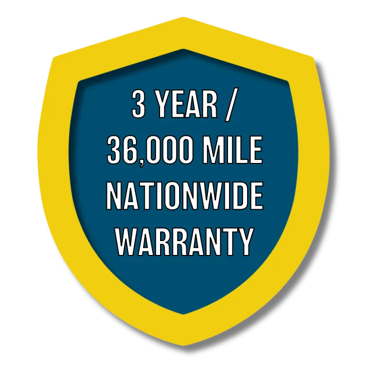 3 year / 36,000 mile nationwide warranty shield