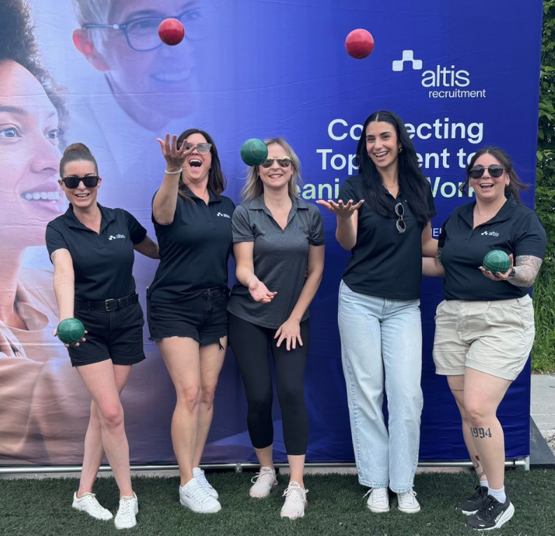 Altis team at a company event