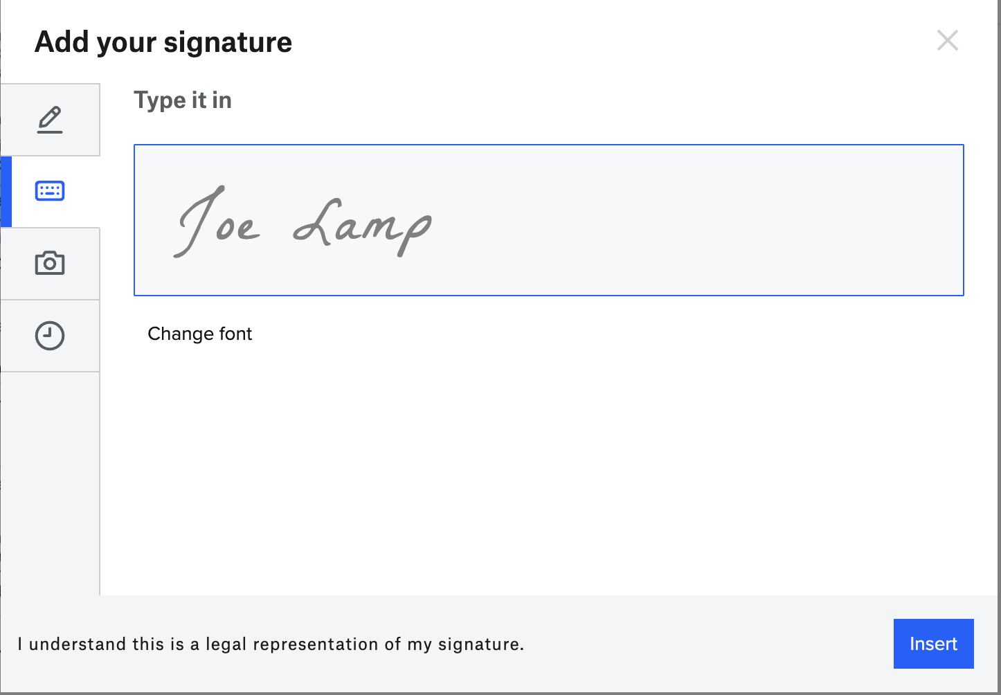 Screenshot of where to add your signature to W-9 form