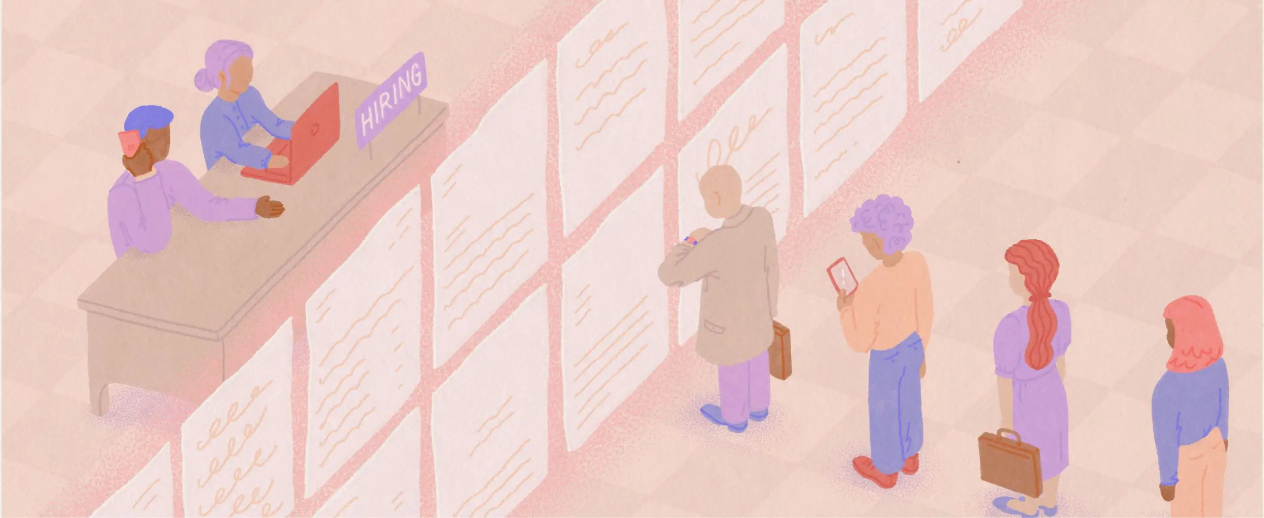 5 ways eSignatures make hiring more efficient editorial illustration