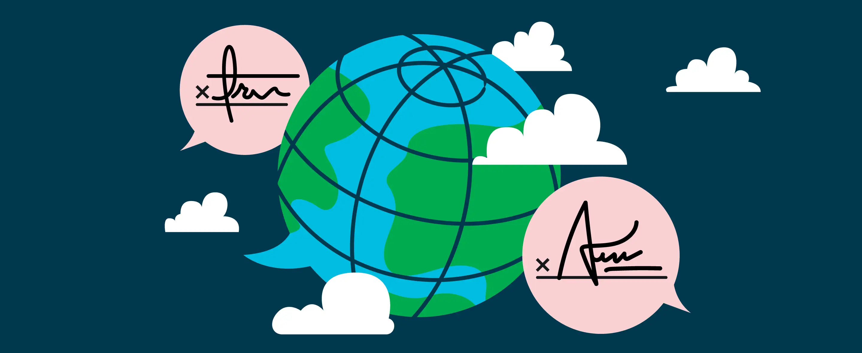 "Dropbox Sign Goes Global" header image