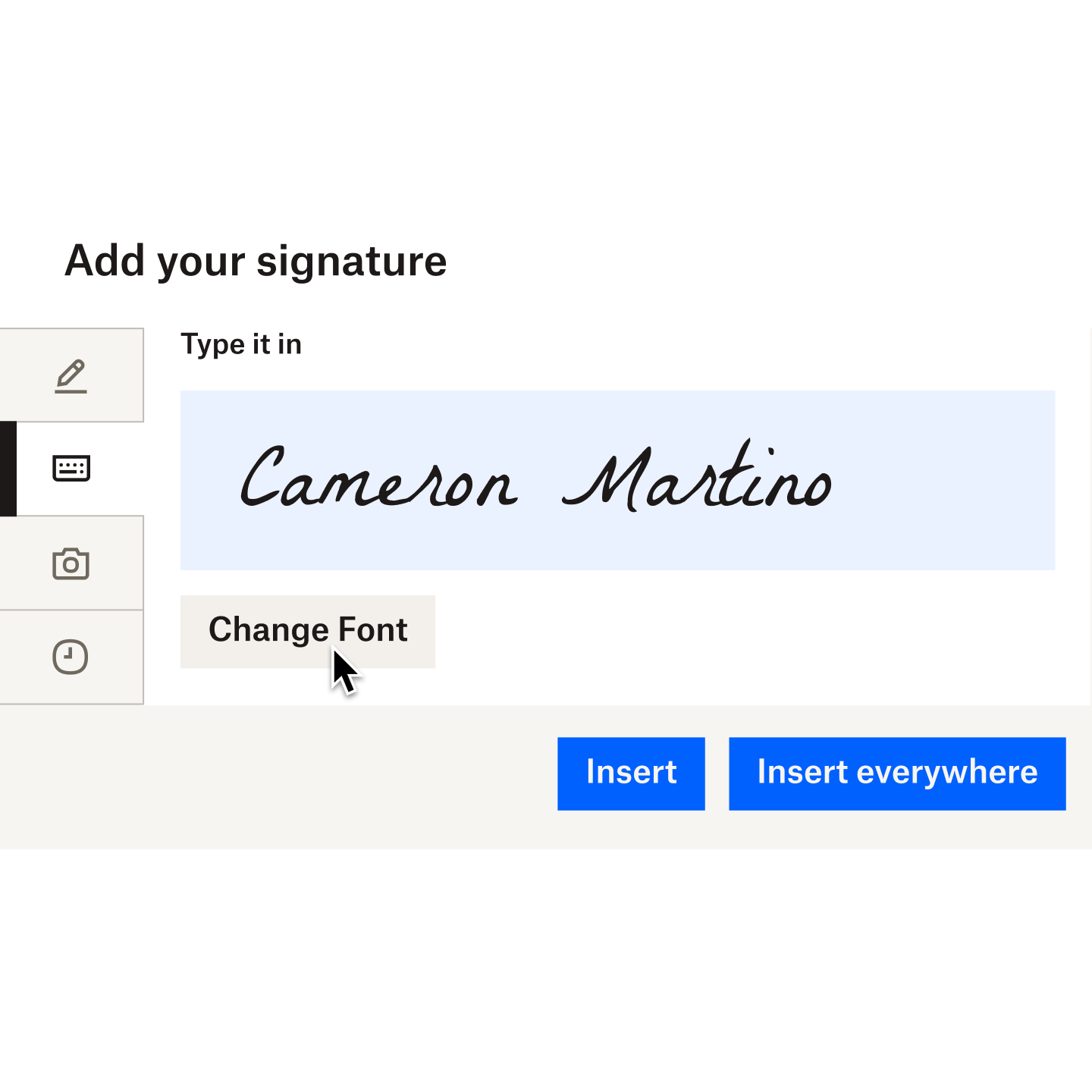 Конструктор подписи | Создание рукописной подписи и другие возможности |  Dropbox Sign — Dropbox Sign - Dropbox