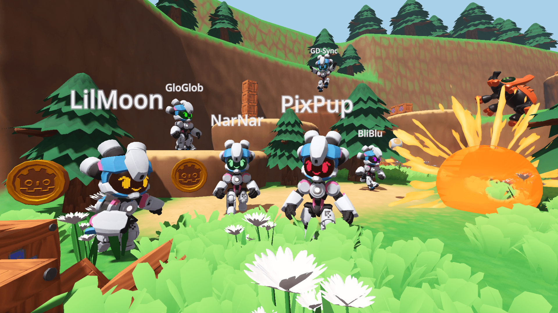 Godot Multiplayer Plugin in Action - Hosted on Managed Servers