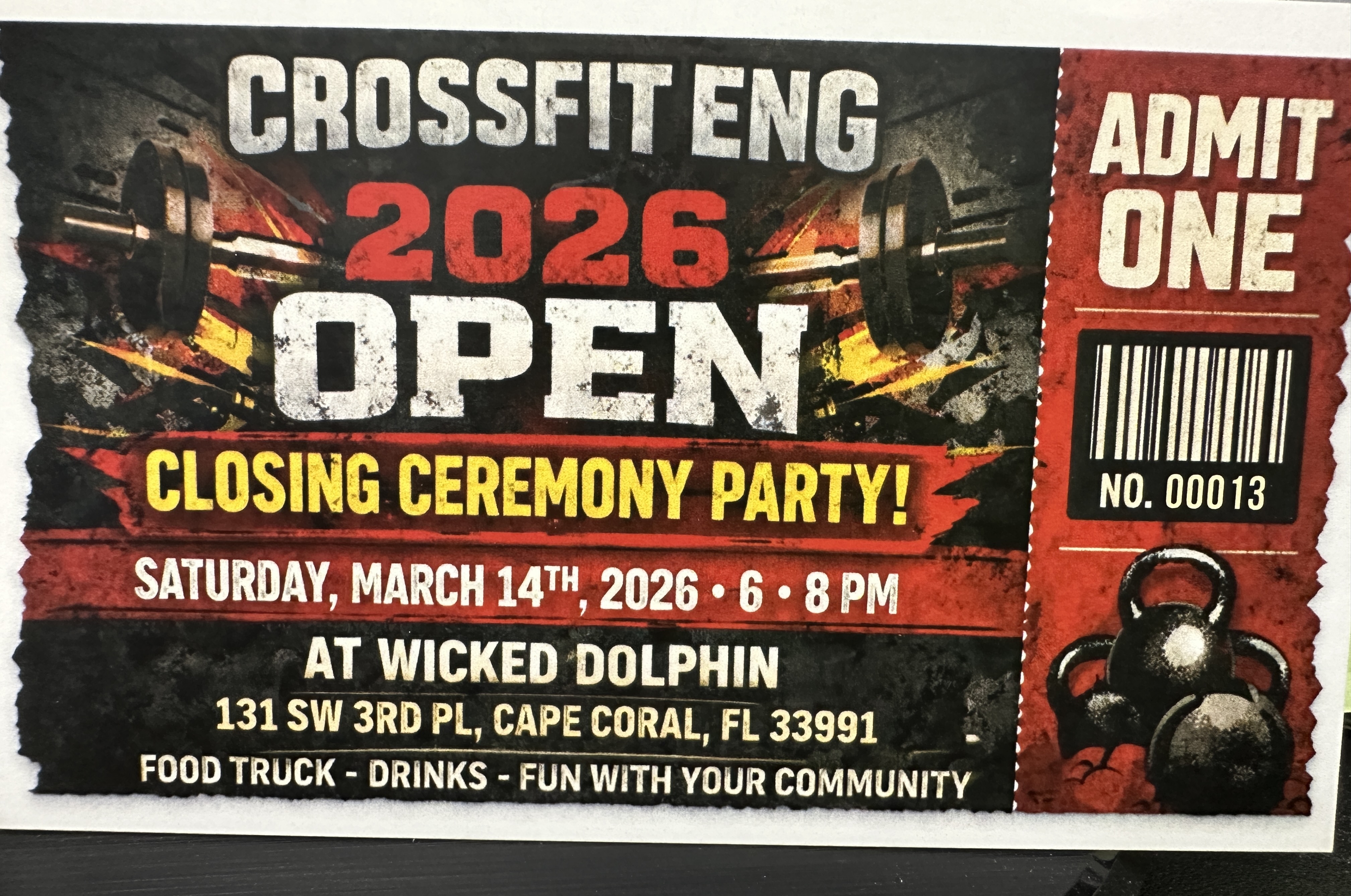 Eyes on the Prize: Mark Your Calendars for the ENG Open Closing Ceremonies! 🐬🍹