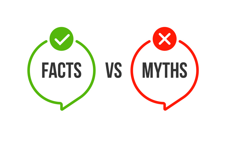 Facts vs Myths sign