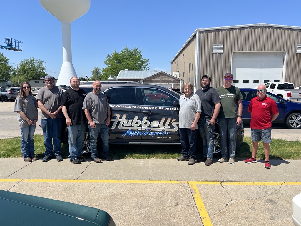 The Hubbell's Auto Repair team 