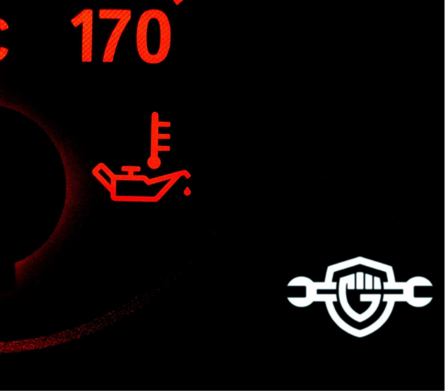 check oil light on dashboard