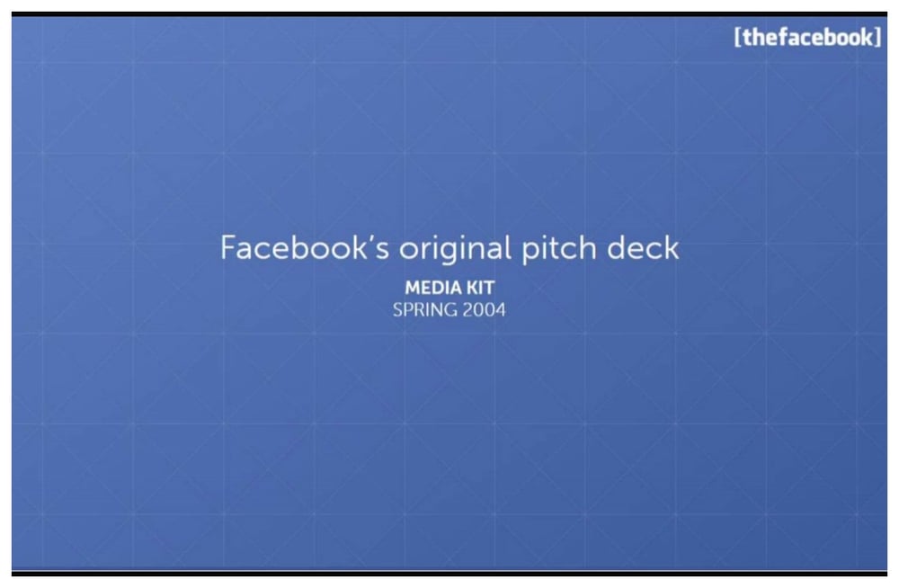 Facebook Pitch Deck: Full Breakdown