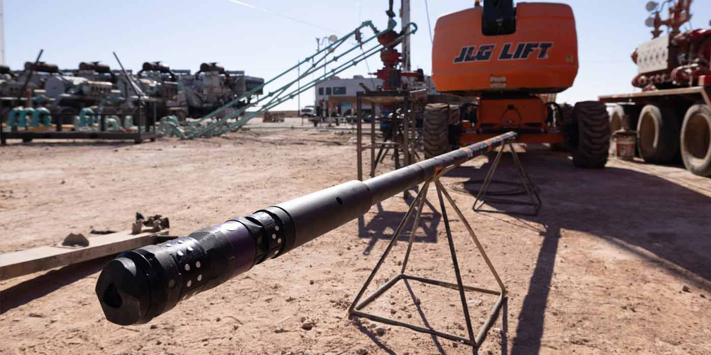 Operations site utilizing frac plugs, downhole & oil tools designed, engineered, manufactured & delivered by Repeat Precision in Calgary, Alberta. Canadian Sedimentary Basin.