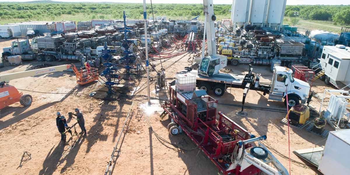 Completions site located near Cheyenne, Wyoming (Denver-Julesburg), serviced by Repeat Precision