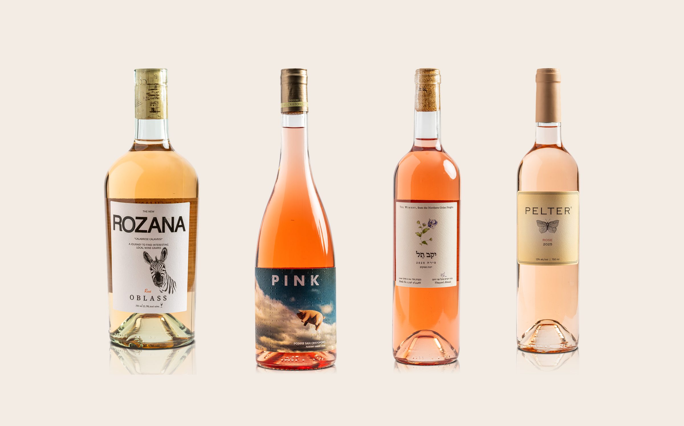 The Nose rosé wine selection