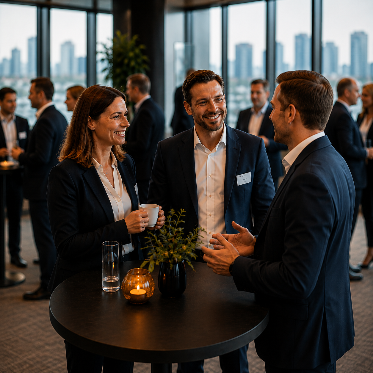 Business Gespräche im kleinen Rahmen