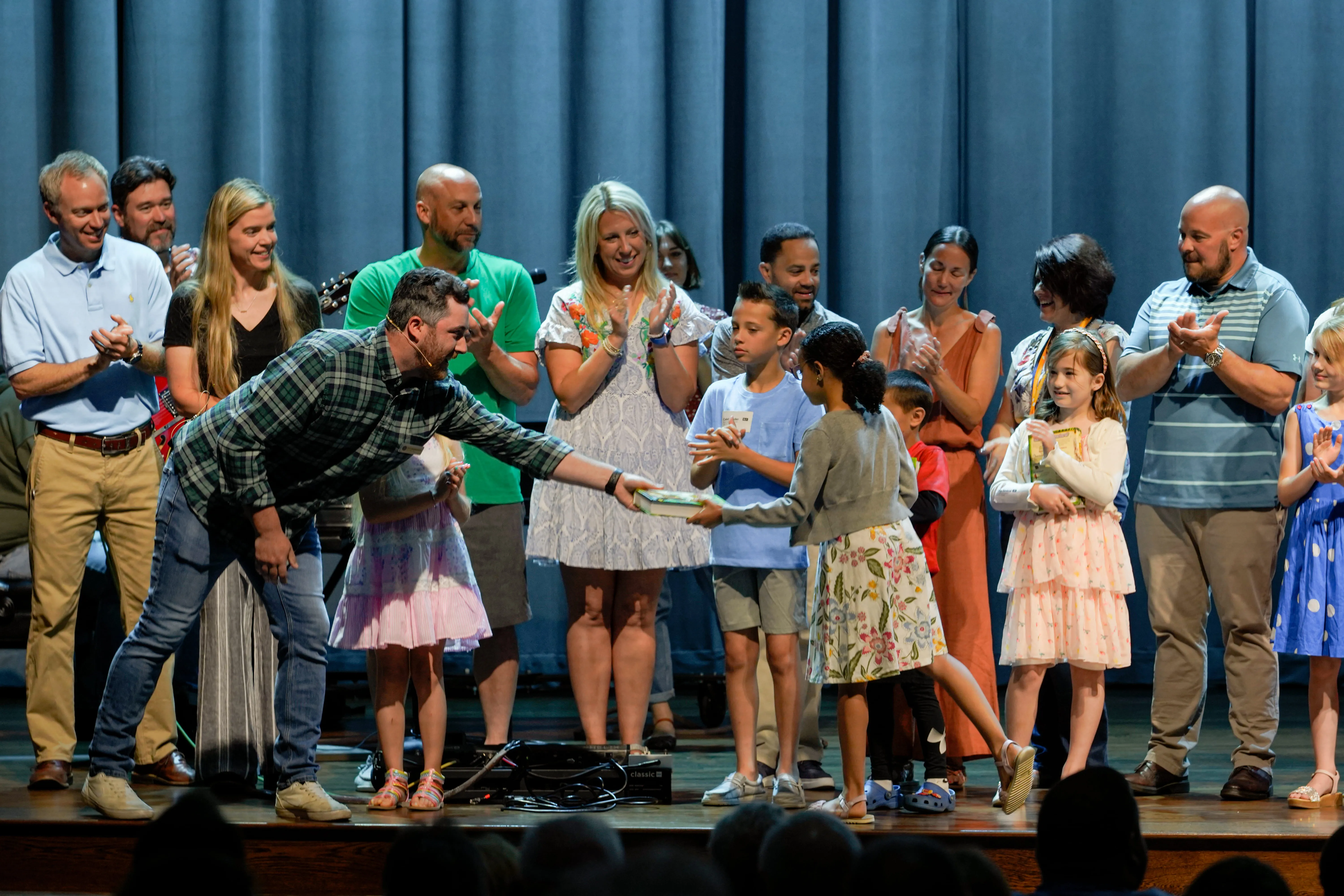 Kids celebrated on stage at GRACE
