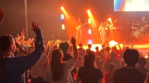High school worship night
