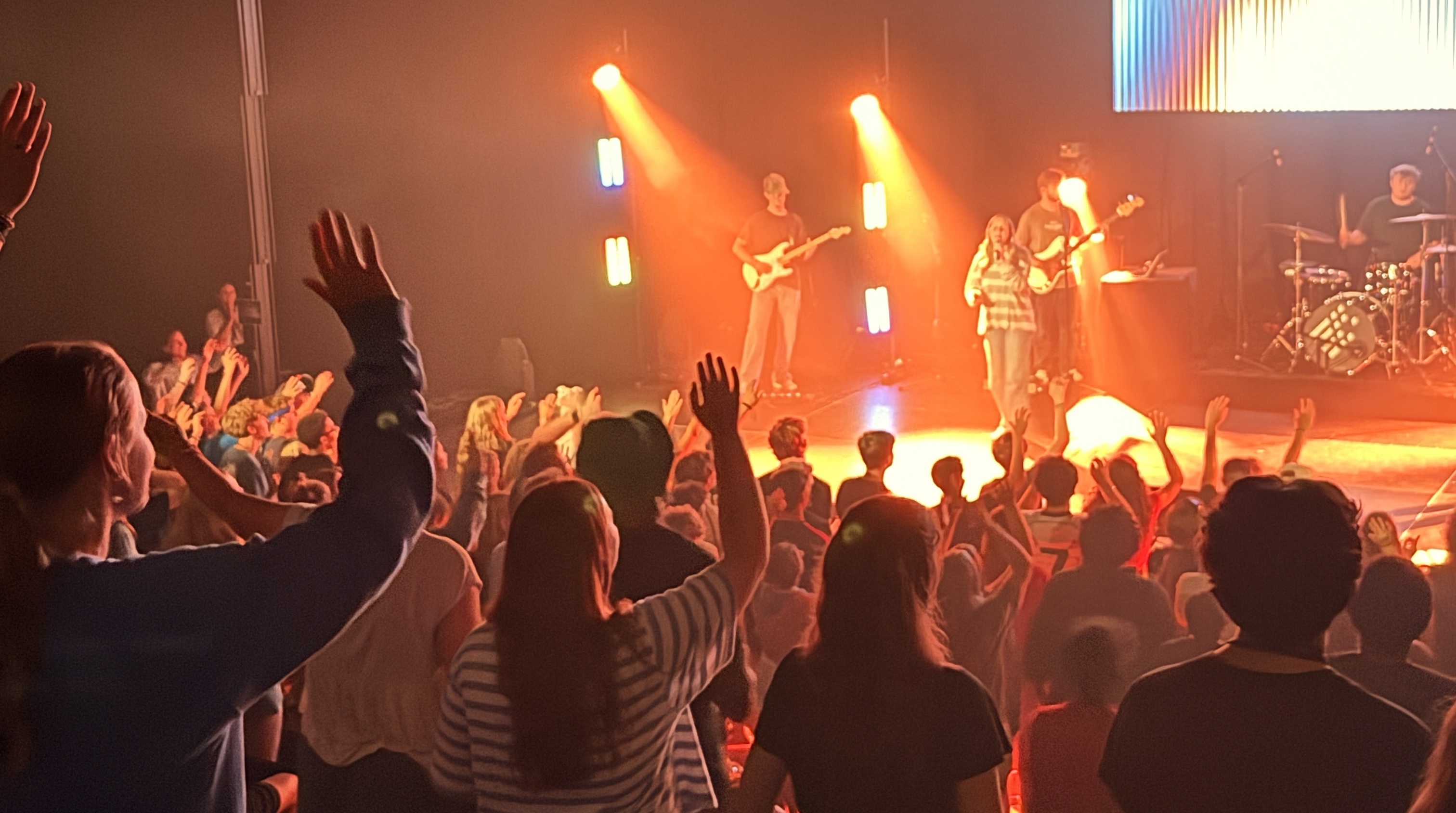 High school worship night