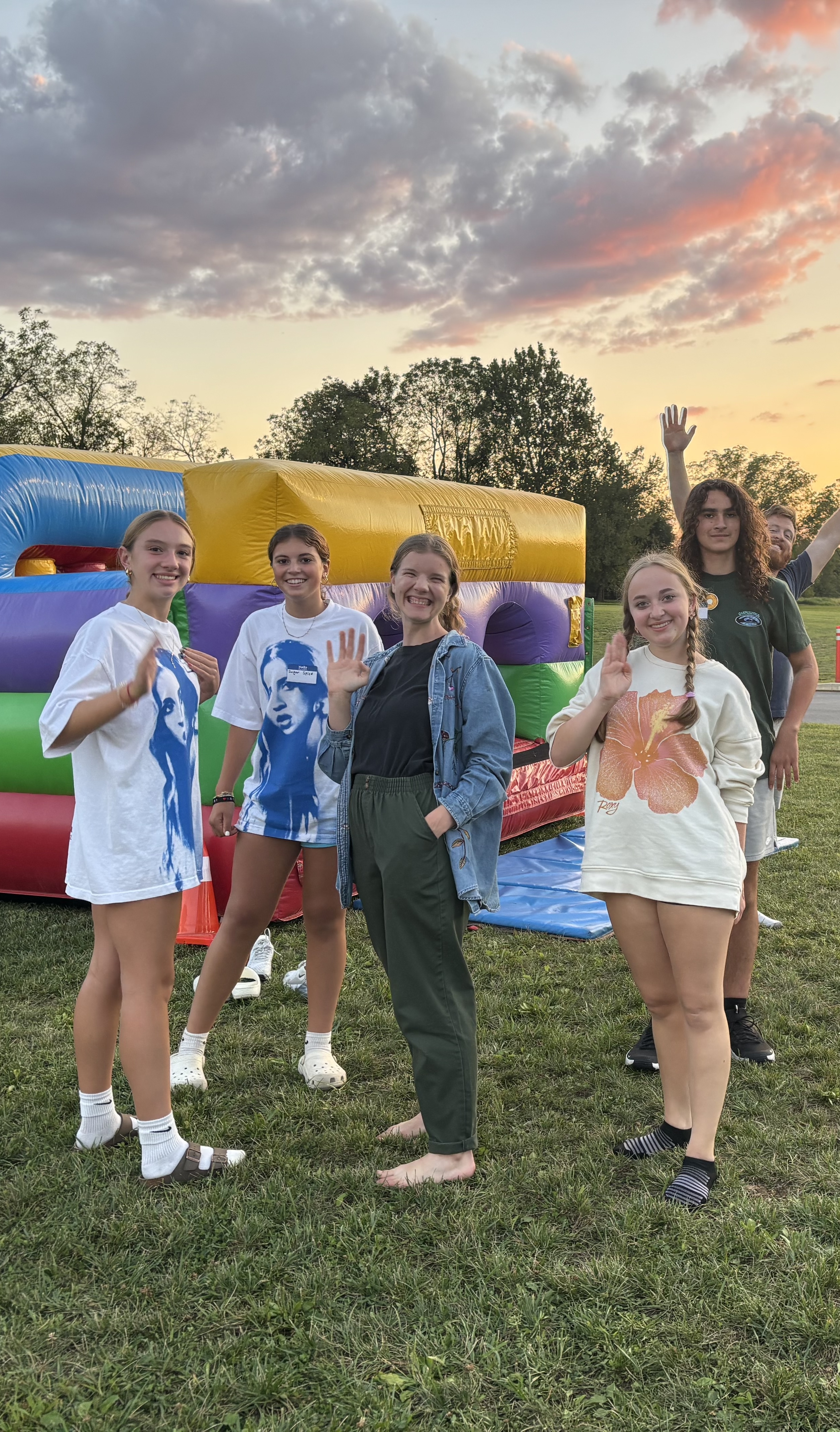 GRACE Students hanging out in September