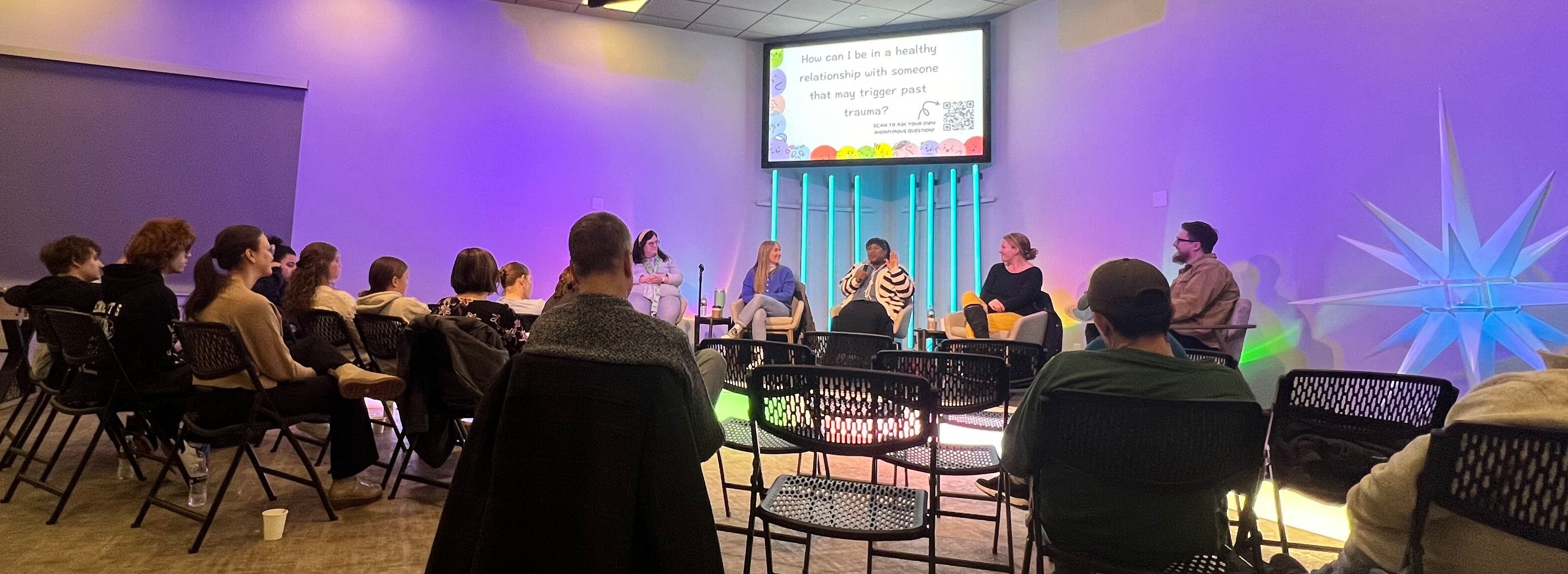 The student gathering space at GRACE