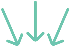 image of three arrows pointing down towards the subscribe section