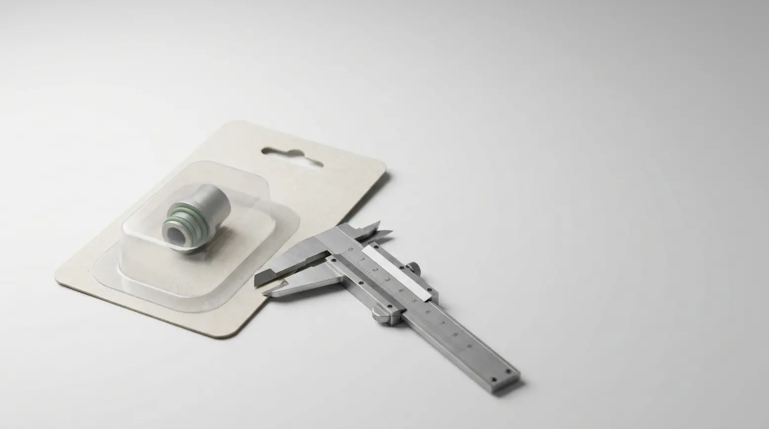 Unbranded blister package with DIY component, emphasizing minimalism and practical design.