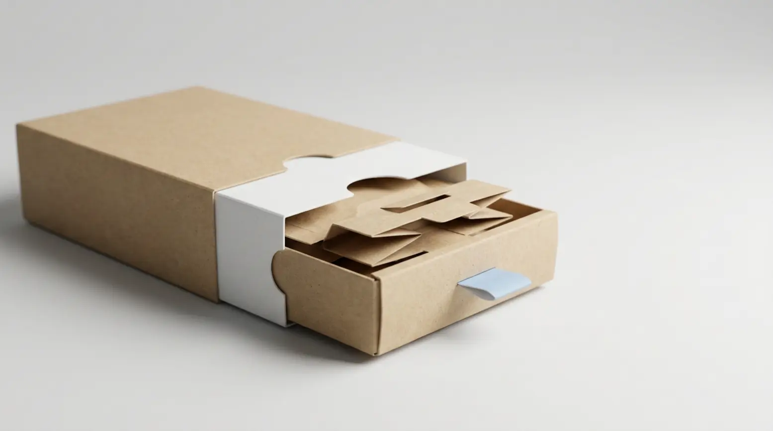 Premium all-paper child-resistant carton showcasing intricate design details on a clean background.
