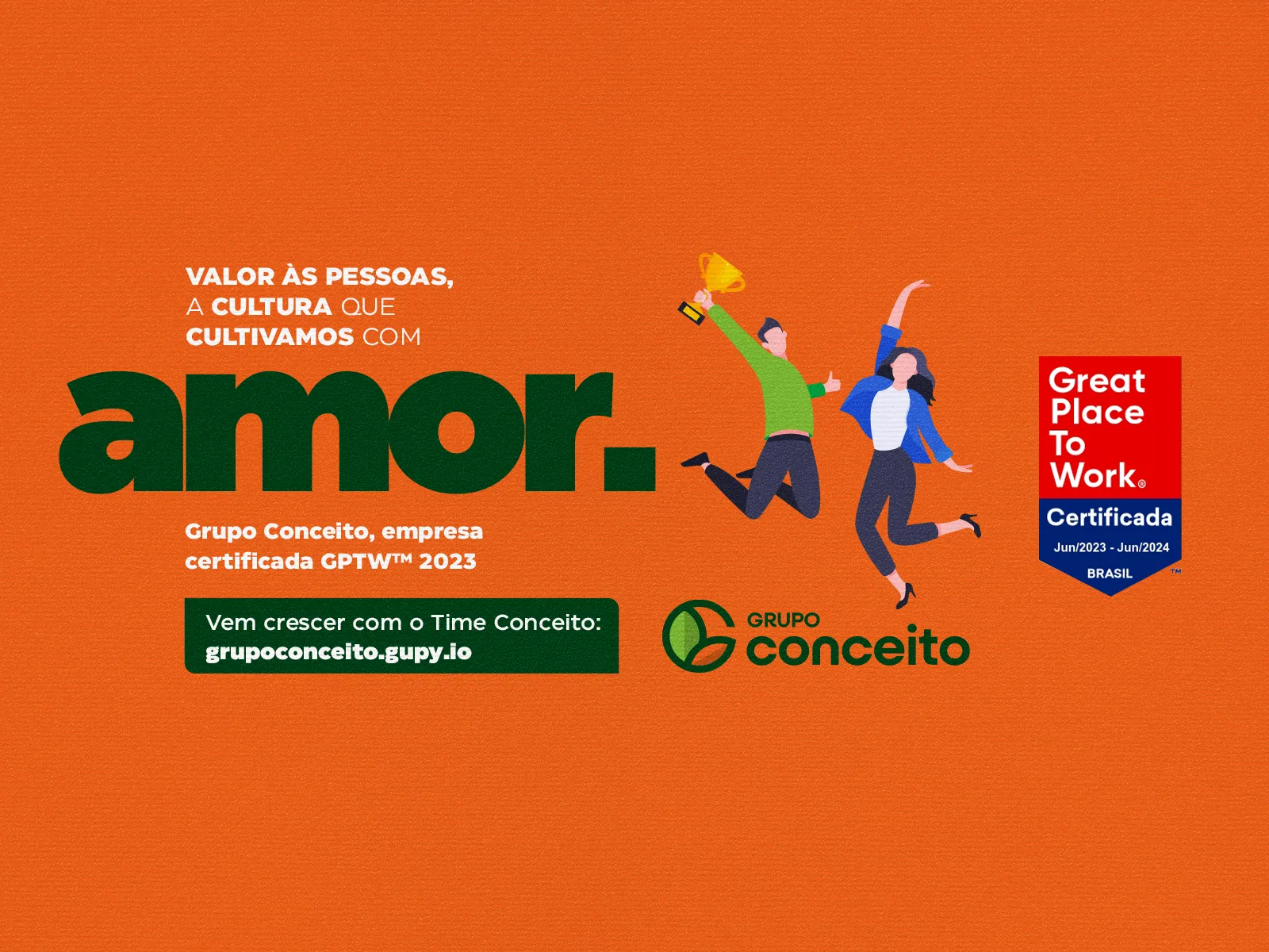 Grupo Conceito recebe selo GPTW™