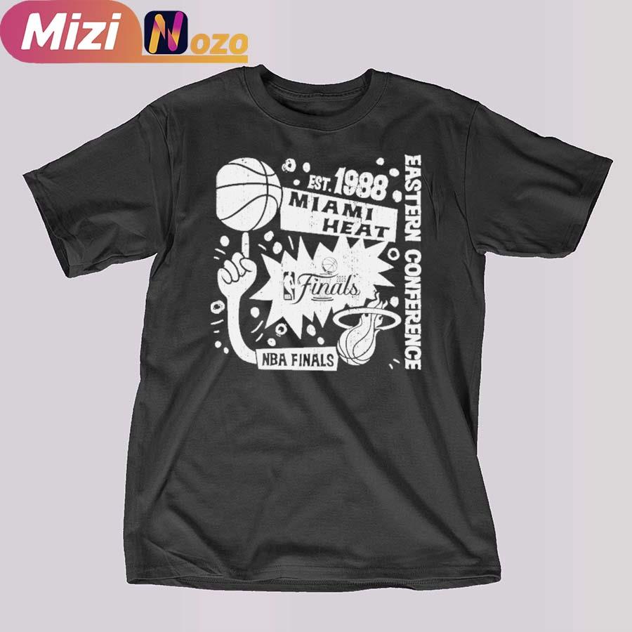 Miami Heat 2023 NBA Finals Flowy Off-Shoulder Shirt
