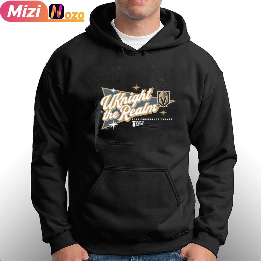 Knight The Realm Vegas Golden Knights 2023 Western Conference Champions Shirt hoodie