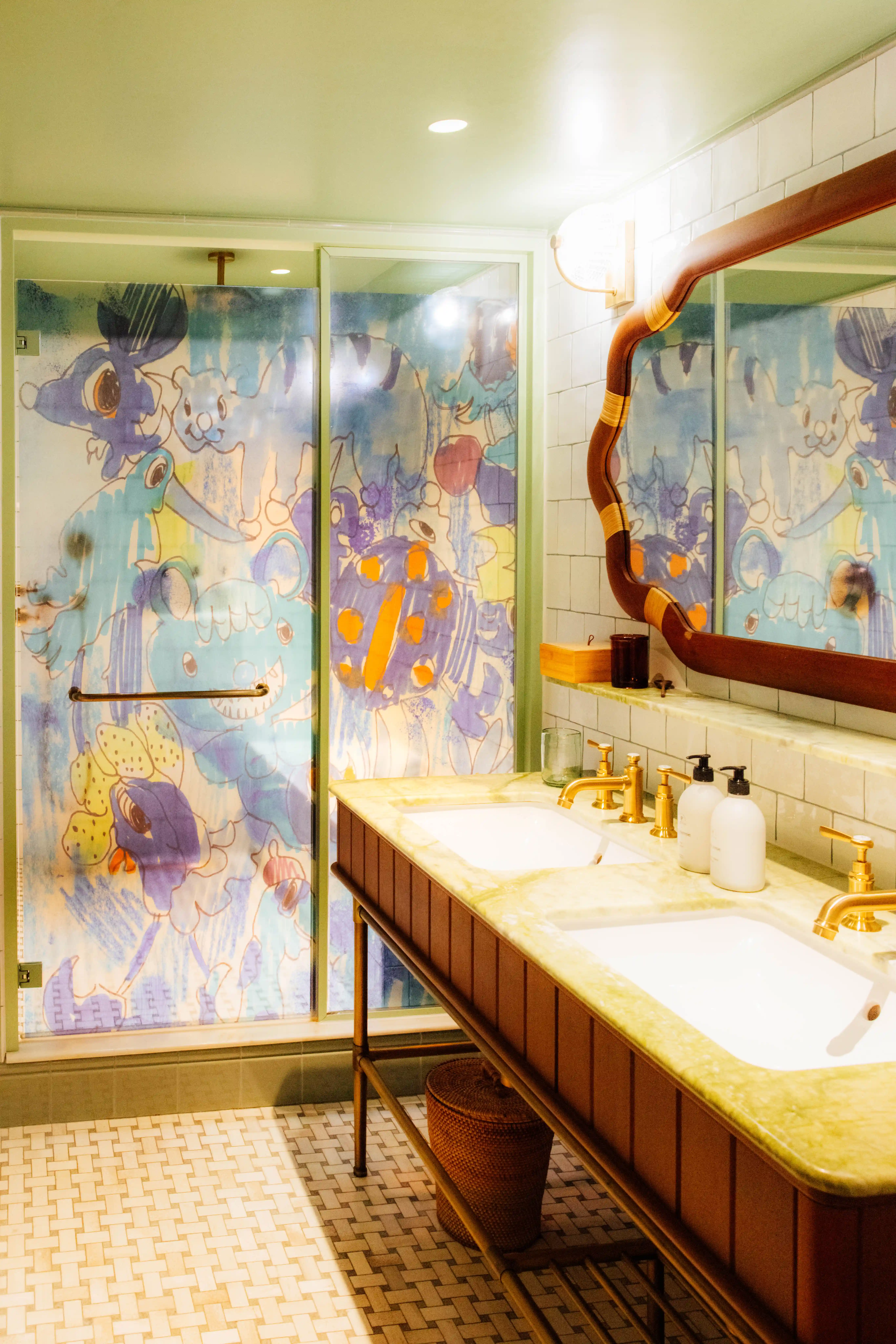Ensemble de décoration pour salle de bains « La Fantaisie » 