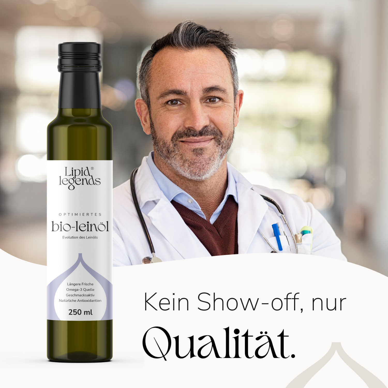 Optimiertes Bio-Leinöl