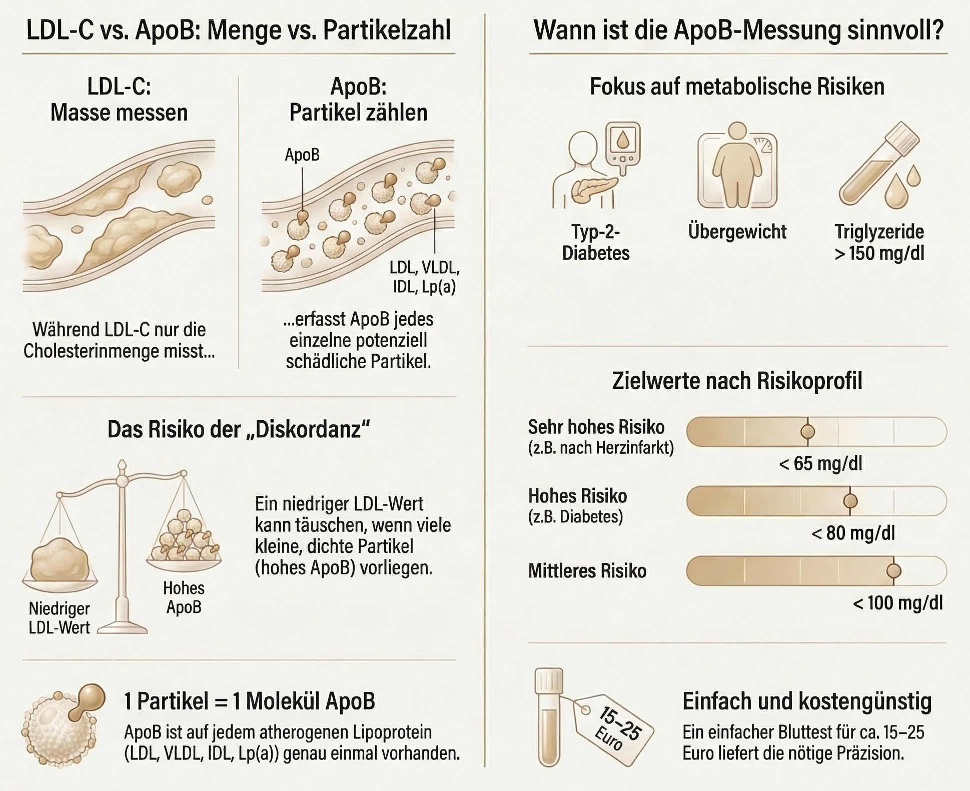 ApoB Cholesterin Empfehlungen