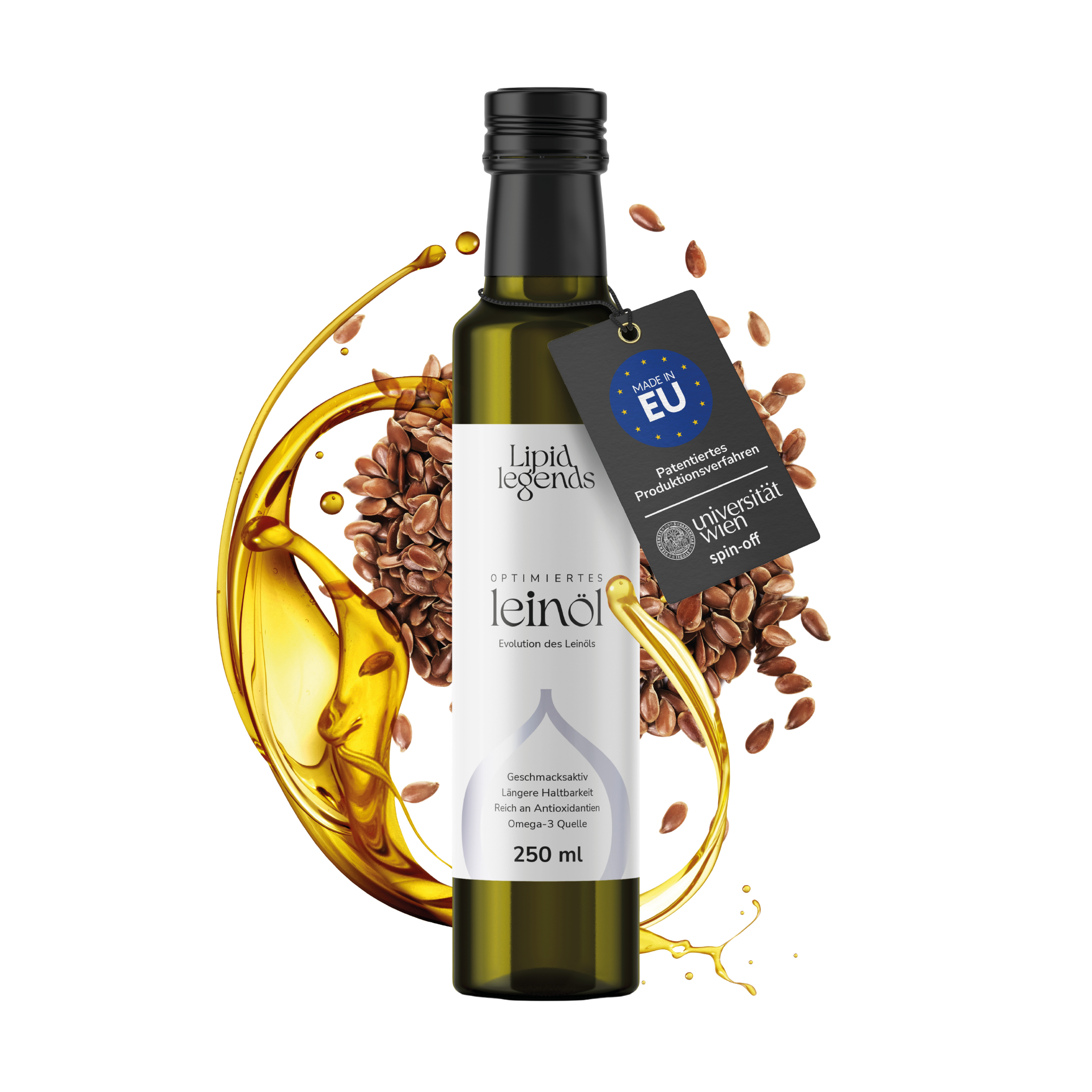 Lipid Legends Optimiertes Bio-Leinöl 250 ml