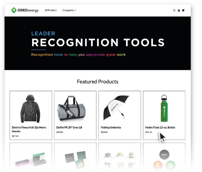 Manager Store on O.C. Tanner's Culture Cloud platform