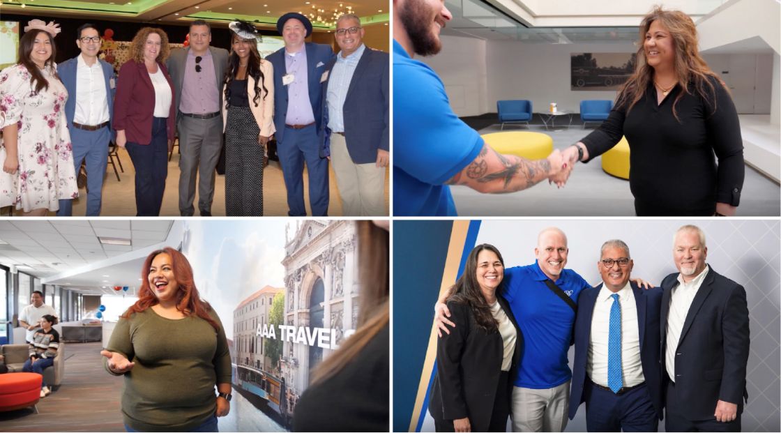 ACE employees around the office