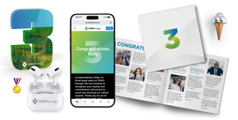 O.C. Tanner’s Culture Cloud Anniversaries platform for automated, personalized milestone celebrations including gifts, Yearbooks, and awards