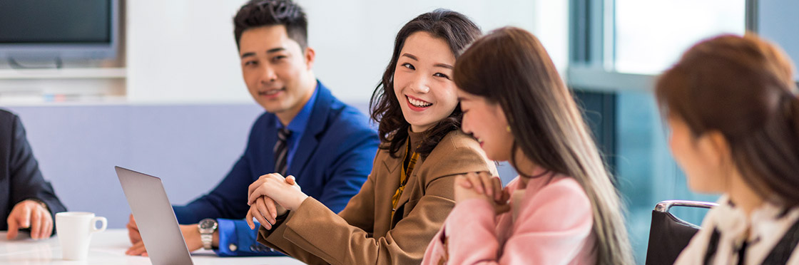 Business people in a meeting room
