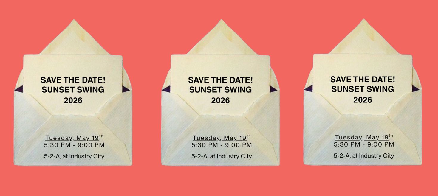 Picture of envelopes indicating "Save the date for Sunset Swing" 