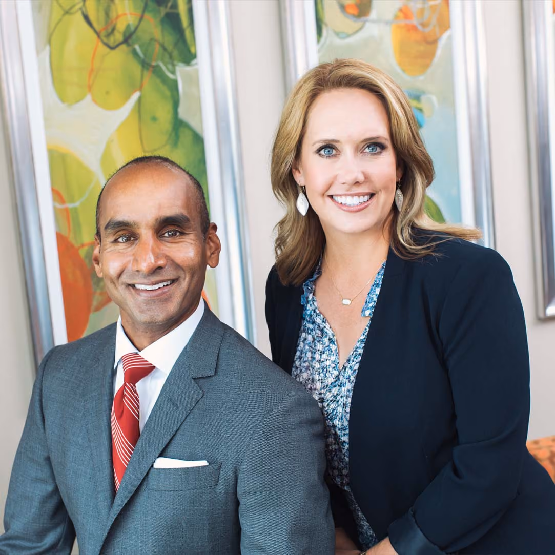 Dr. Madan, MD & Gwen, AuD Kandula at Wauwatosa Clinic 1083x1083