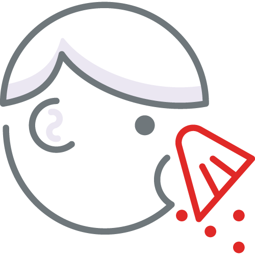 Sneezing From Allergies Icon