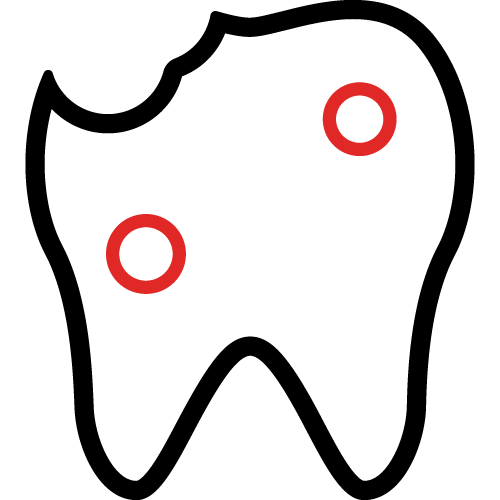 Dental Decay Icon - 500x500