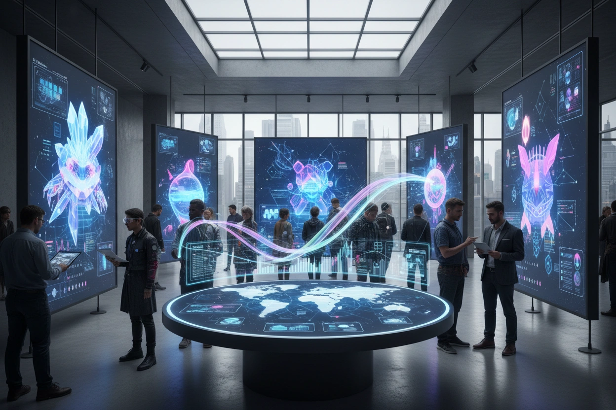 Professional image illustrating Current NFT Trends in 2026