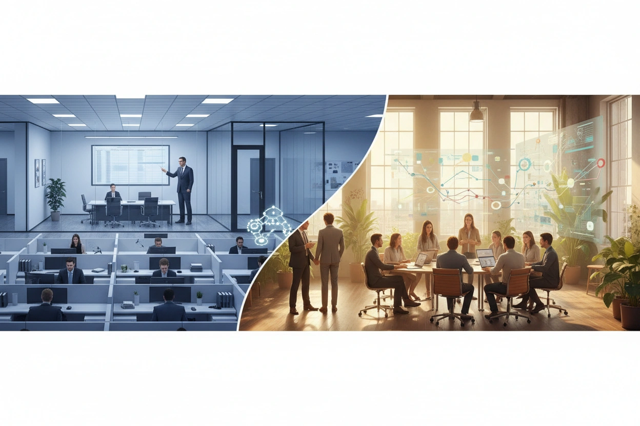 Professional image illustrating Key Differences Between Web3 Business Strategy and Traditional Models