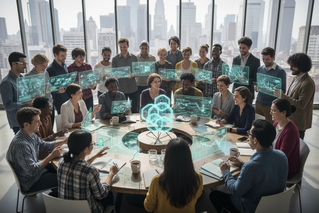 Professional image illustrating Creating Engaging Content for Communities