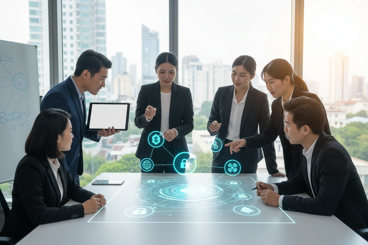 Professional image illustrating Developing a Web3 Business Strategy